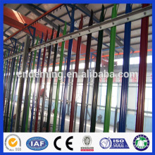 DM powder coated non-welded metal palisade made in Anping manufacture
